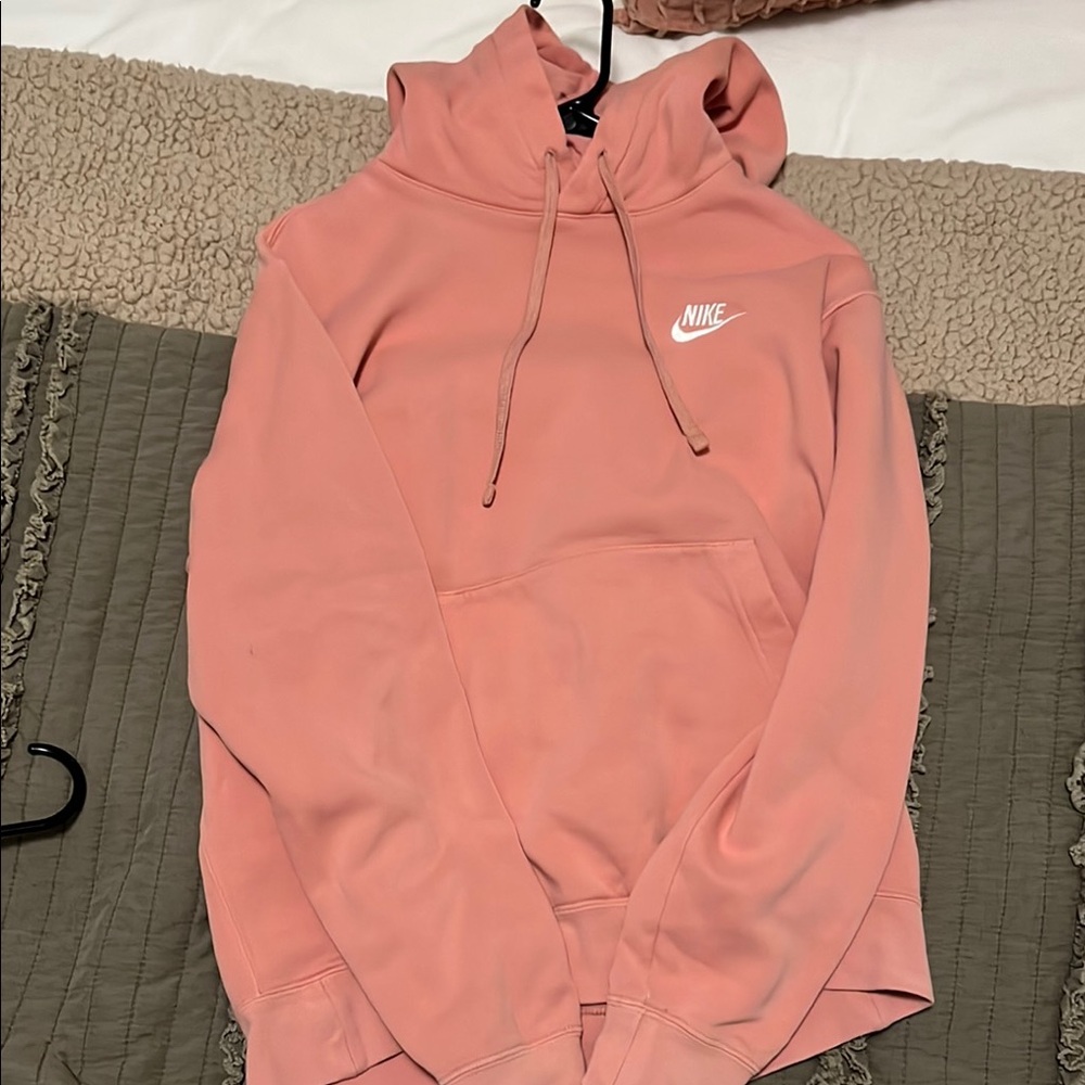 Nike Pink Hoodie with Logo